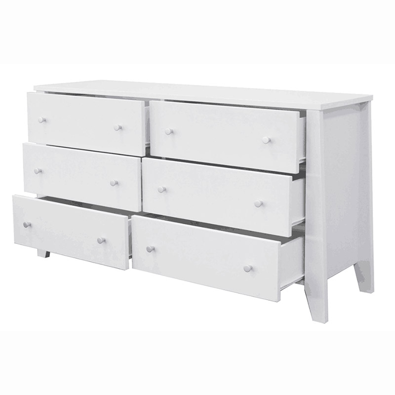 Retro_White chest of drawers