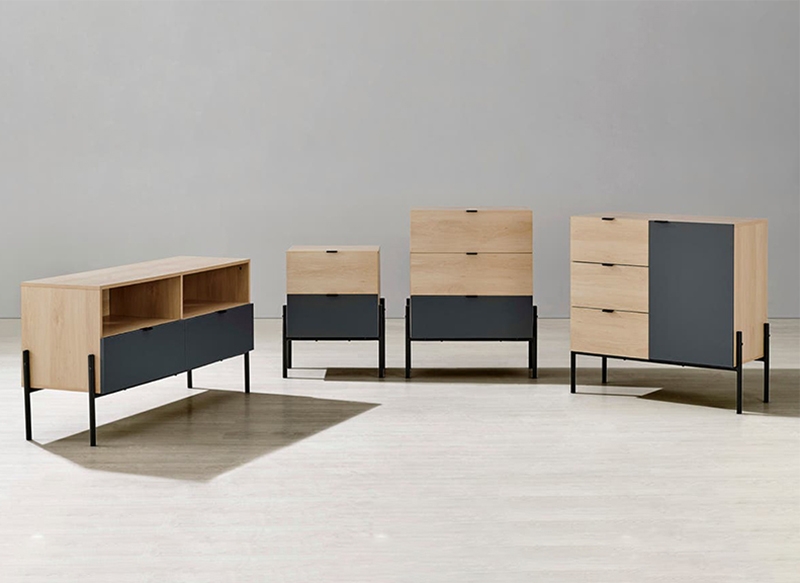 Panel furniture case